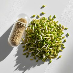 Fenugreek capsule with fresh Fenugreek seeds