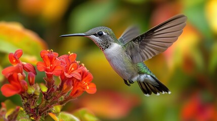 Fototapeta premium Hummingbird in Flight