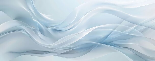 Abstract Blue Swirling Shapes Background