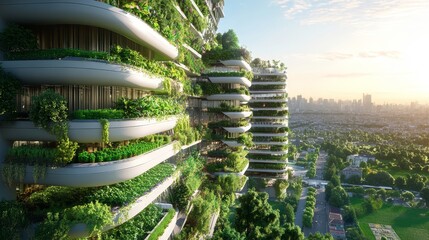 Green Urban Architecture Modern Eco Friendly Building Design