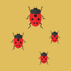 Insect vector illustration, great for logos or stickers.