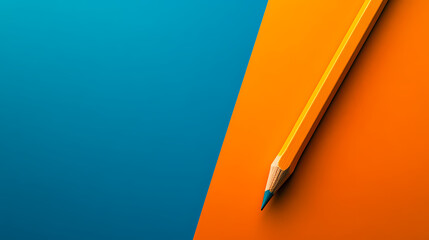 Simple pencils on background