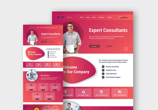 Business Marketing Landing Page