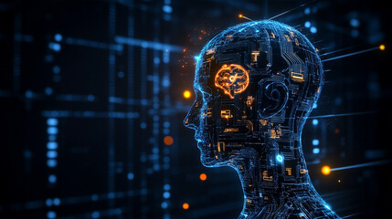 Obraz premium Businesses are increasingly focusing on AI-driven solutions to optimize operations reduce costs and enhance customer experiences this month