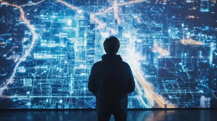 Captivating Cityscape Silhouette: A Glimpse into the Future