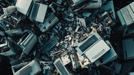 A Chaotic Digital Graveyard: Discarded Electronics and Computers