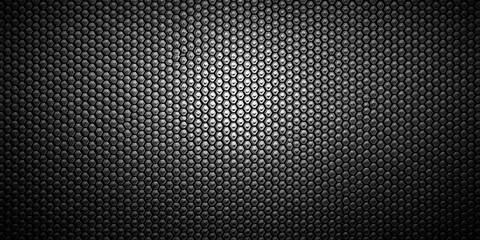 Naklejka premium Dark black geometric grid metal background, Modern dark abstract texture, metallic, geometric, grid, abstract, dark