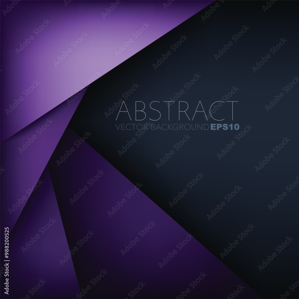 Fototapete graphic geometric triangle overlap vector layer background for text and message design