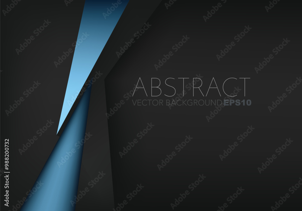 Fototapete graphic geometric triangle overlap vector layer background for text and message design