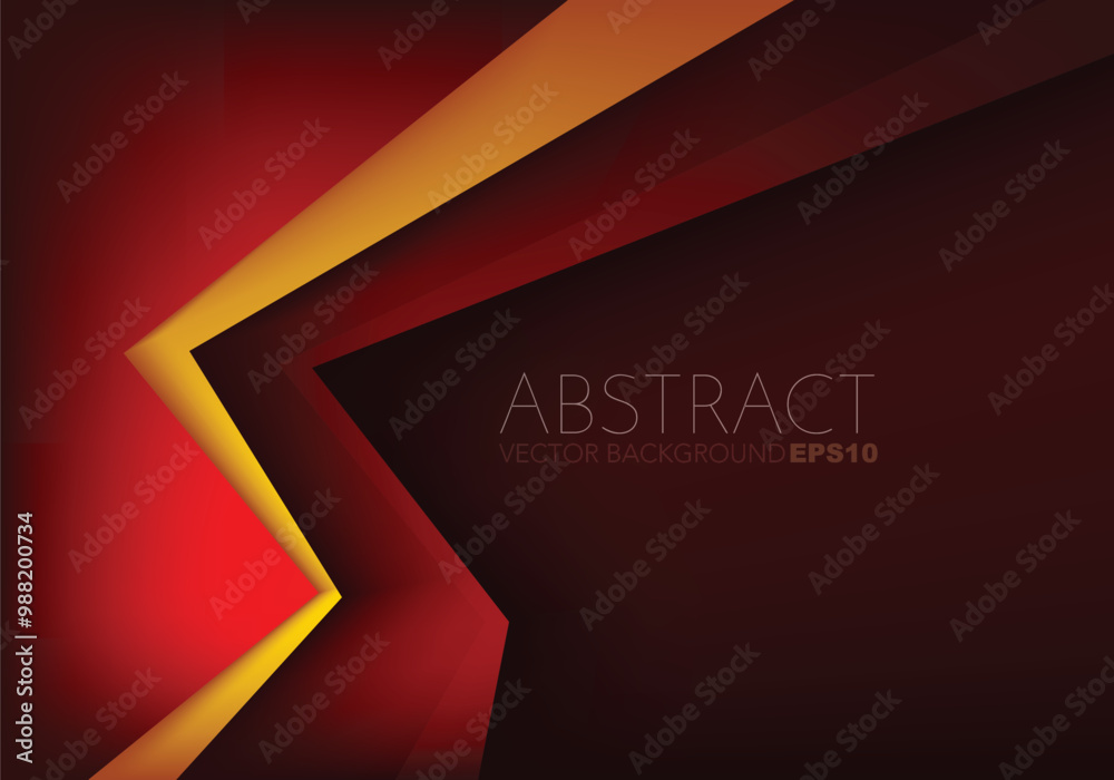 Fototapete graphic geometric triangle overlap vector layer background for text and message design