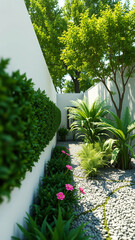 Lush Green Garden Path