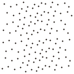 Shines, stars geometric symbol simple logo vector