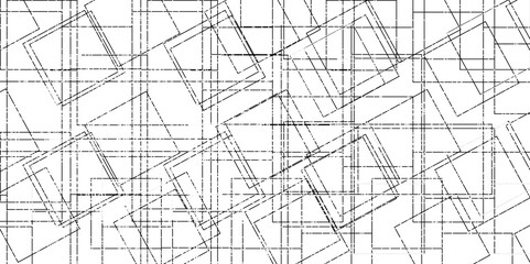 Abstract background with lines. Abstract luxury white geometric random lines with pattern. White colour pattern on white background. squares and black and white lines, technology modern background wit