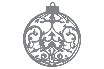 Obraz premium Christmas Ornament Laser Cut