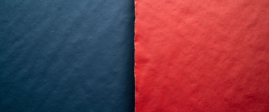 Blue and red paper texture background