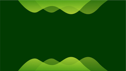 Modern green background design vector