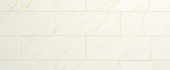Obraz premium White Marble Tile Wall