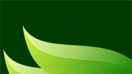 Modern green background design vector
