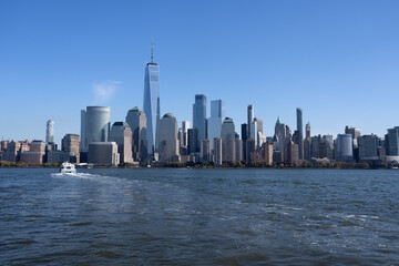 Obraz premium The skyline of New York City, United States, USA. NYC landmarks.