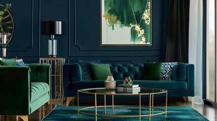 Modern Applications: Illustrate a minimalist workspace that subtly incorporates gold accents in furniture and decor, enhancing the overall aesthetic without overwhelming the design.