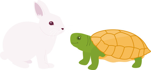 Turtle and Rabbit Fairy Tale