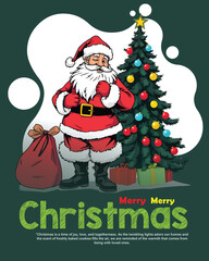 Merry Christmas social media post 
