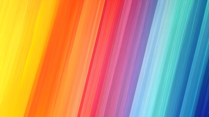 Obraz premium A fun rainbow gradient background, transitioning smoothly between vibrant reds, oranges, yellows, and greens
