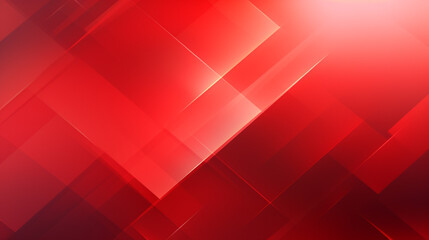 Bold red geometric elements floating over a dreamy, red Mordan business line background.