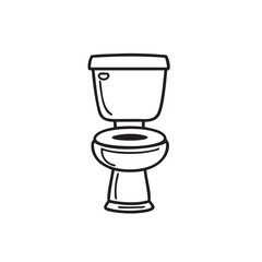 Toilet icon vector potty illustration restroom bathroom sign