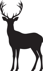 deer silhouette vector