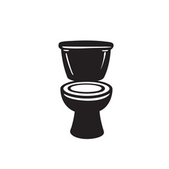 Toilet icon vector potty illustration restroom bathroom sign