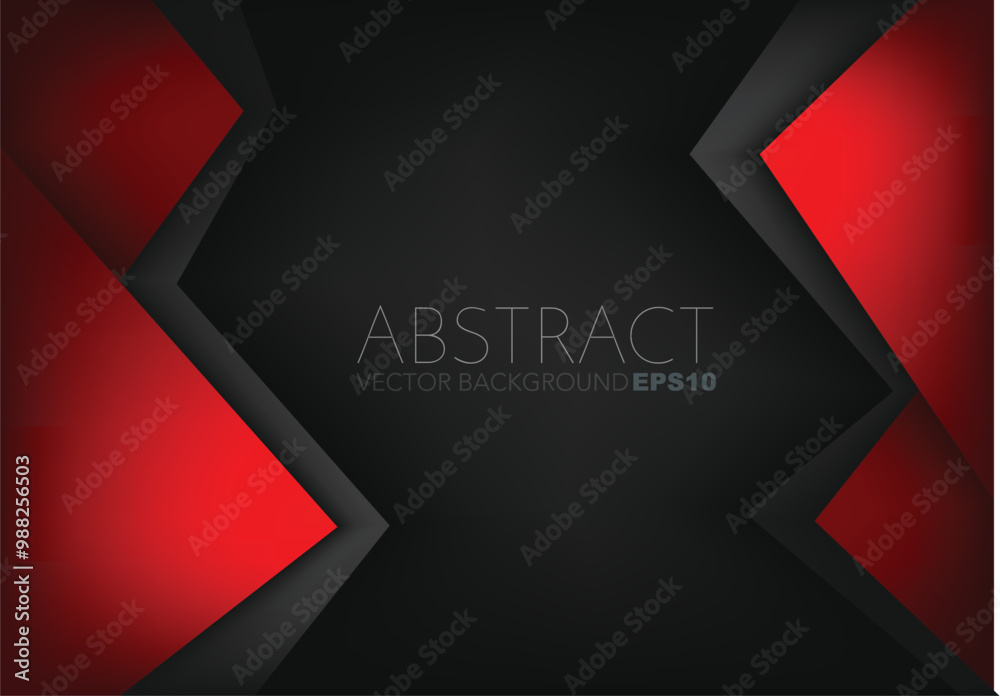 Fototapete graphic geometric triangle overlap vector layer background for text and message design
