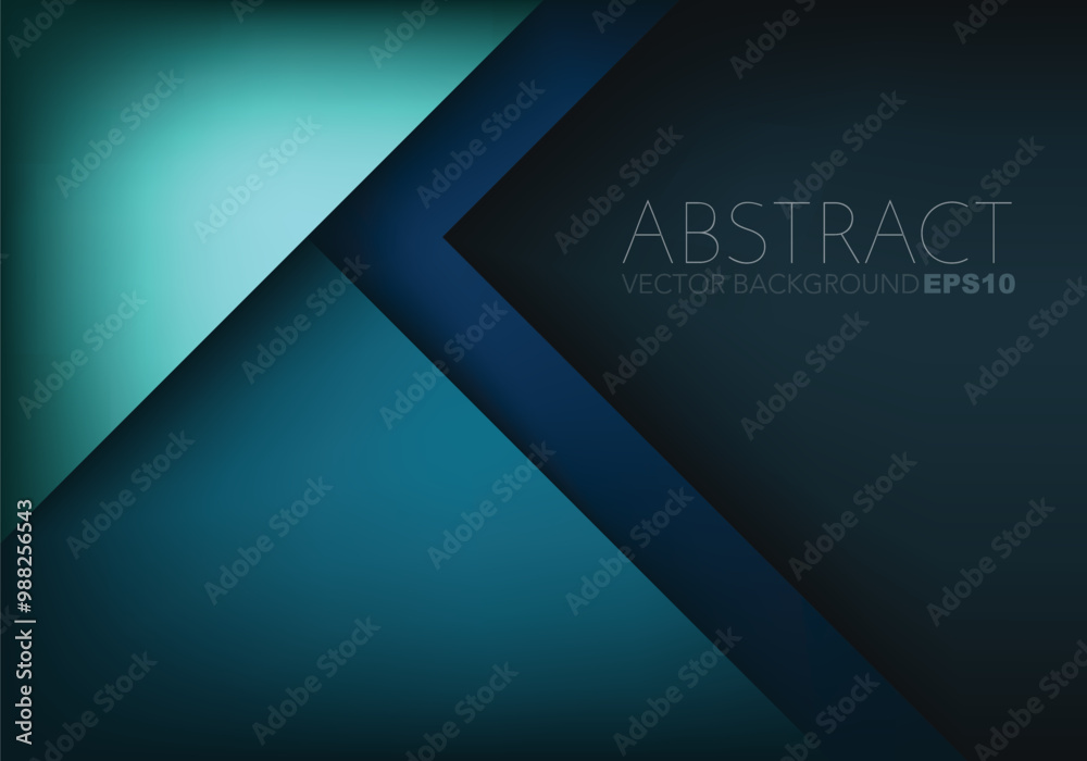Fototapete graphic geometric triangle overlap vector layer background for text and message design