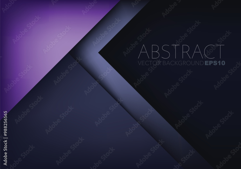 Fototapete graphic geometric triangle overlap vector layer background for text and message design