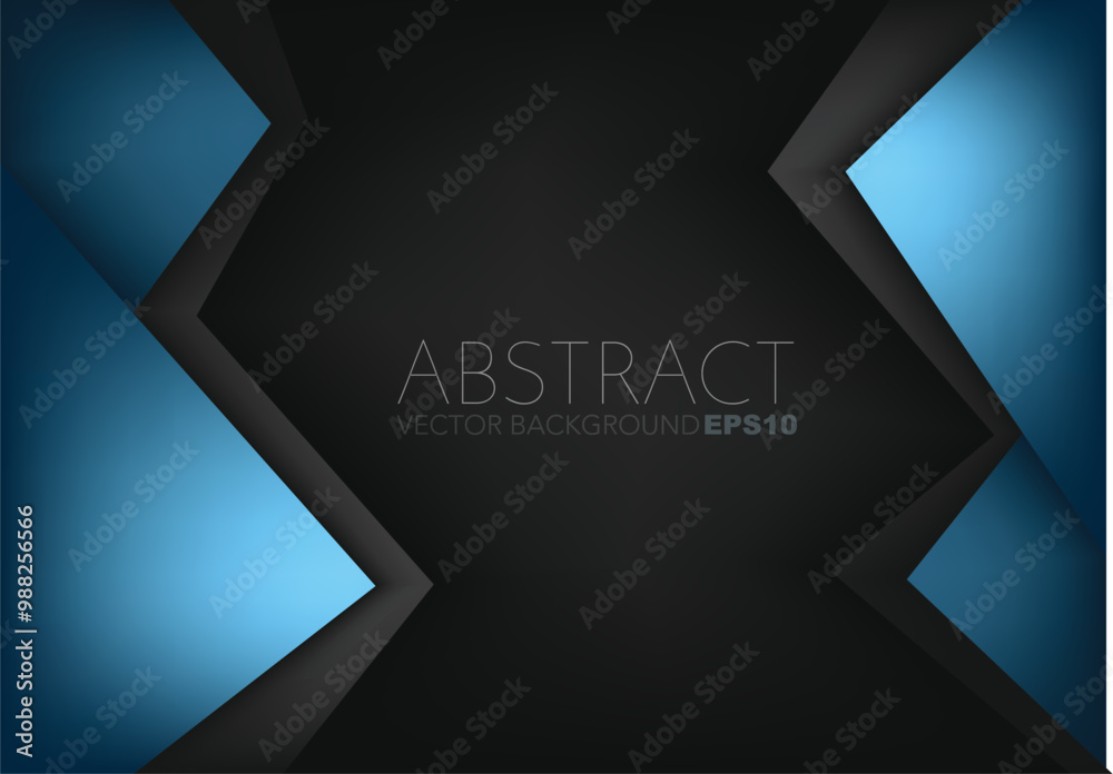 Fototapete graphic geometric triangle overlap vector layer background for text and message design
