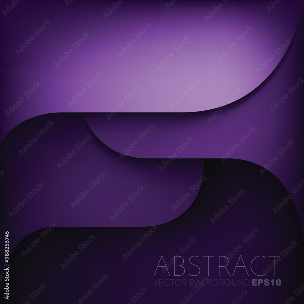 Fototapete graphic vector curve line overlap background for text and message design