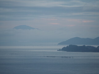 Fototapeta premium Scenery of Japan - Biwako Lake, Shiga