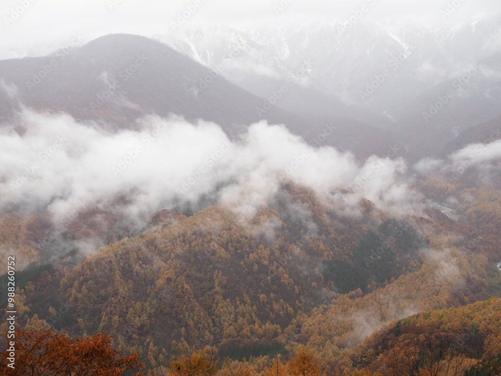 Wall mural Scenery of Japan - Hakuba, Nagano