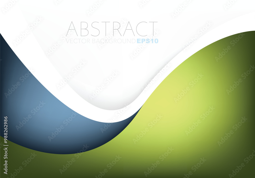 Fototapete graphic vector curve line overlap background for text and message design