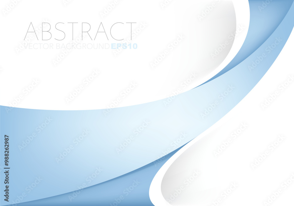 Fototapete graphic vector curve line overlap background for text and message design