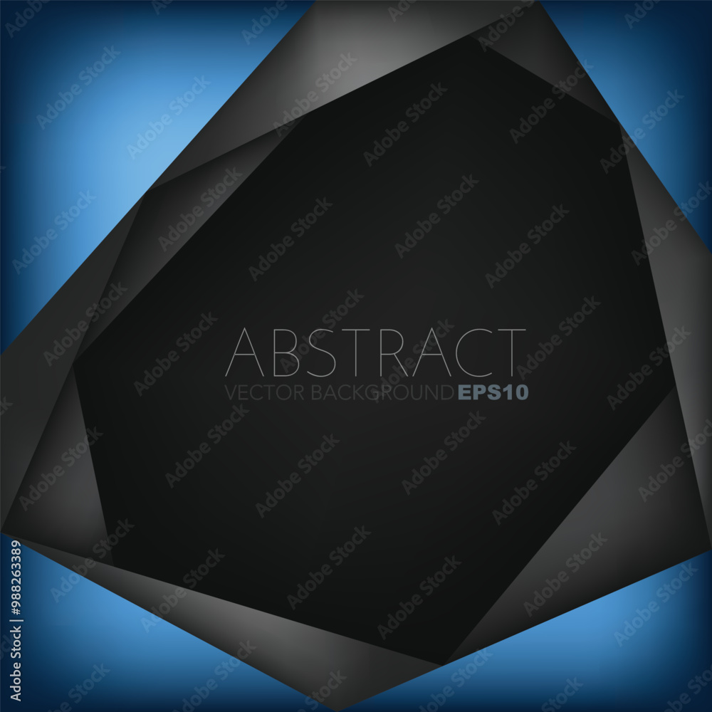 Fototapete graphic geometric triangle overlap vector layer background for text and message design