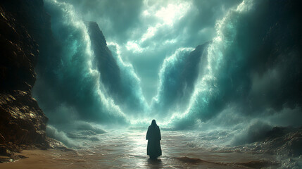 Prophet Moses crossing the red sea wallpaper Red Sea and Prophet Musa (AS) Image