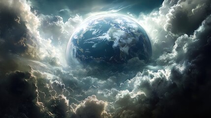 In the beginning creation brought forth the heavens and the earth