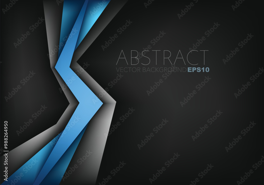 Fototapete graphic geometric triangle overlap vector layer background for text and message design