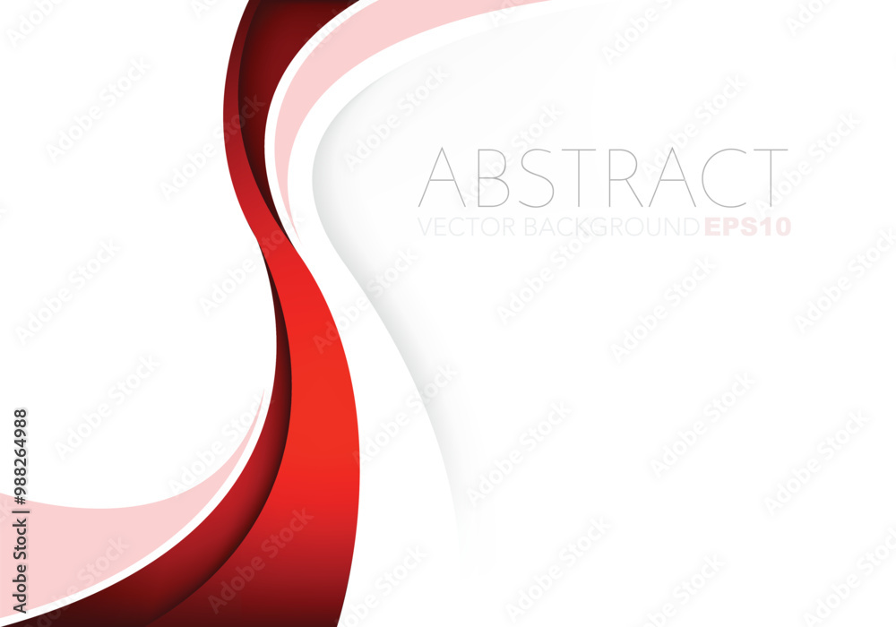 Fototapete graphic vector curve line overlap background for text and message design