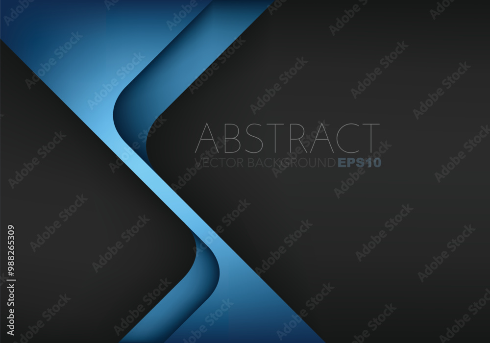 Fototapete graphic geometric triangle overlap vector layer background for text and message design