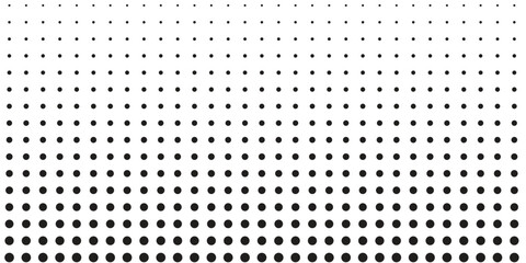 Background with monochrome dotted texture. Polka dot pattern template