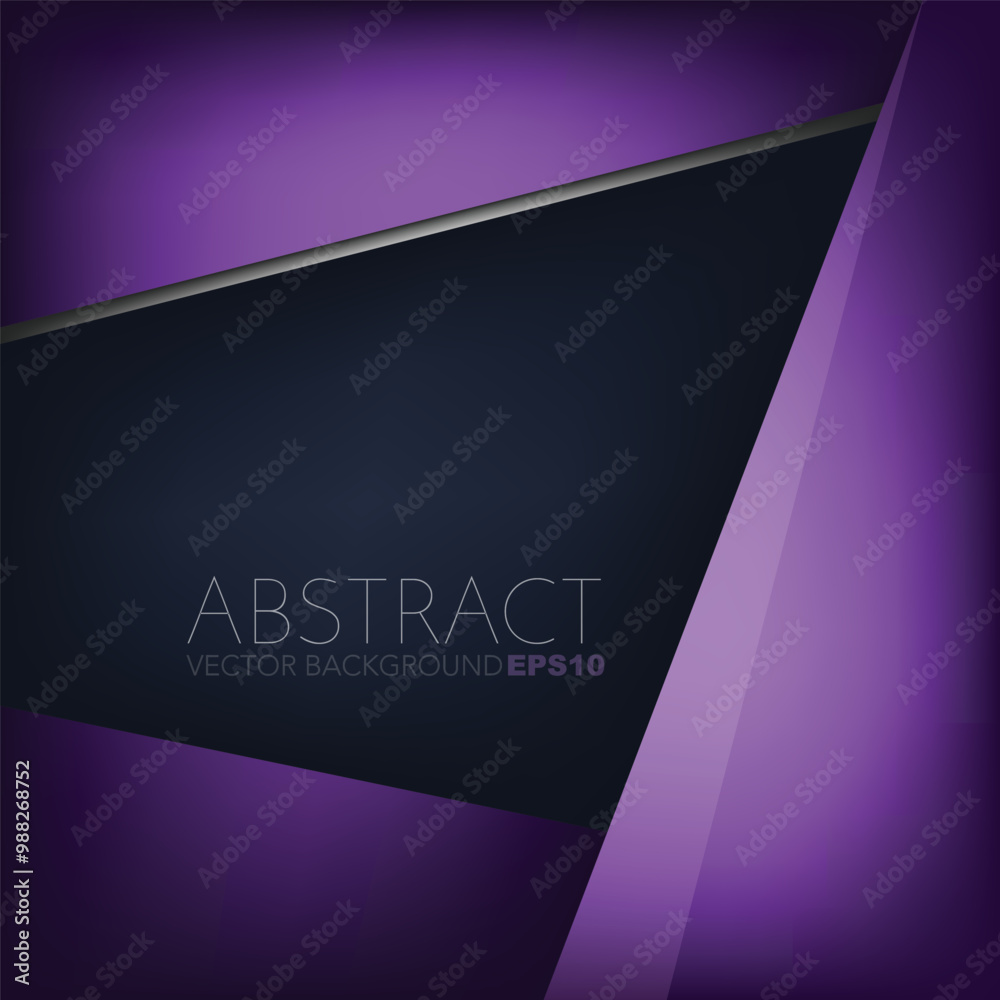 Fototapete graphic geometric triangle overlap vector layer background for text and message design