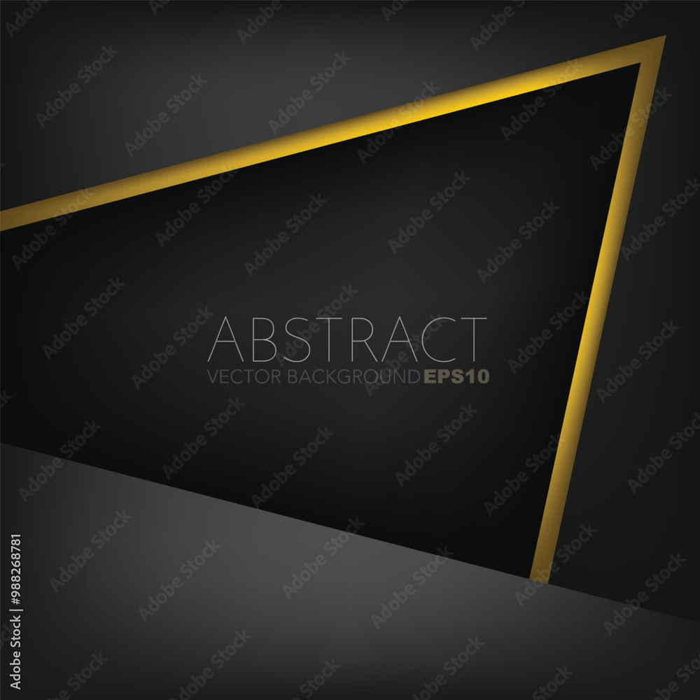 Fototapete graphic geometric triangle overlap vector layer background for text and message design