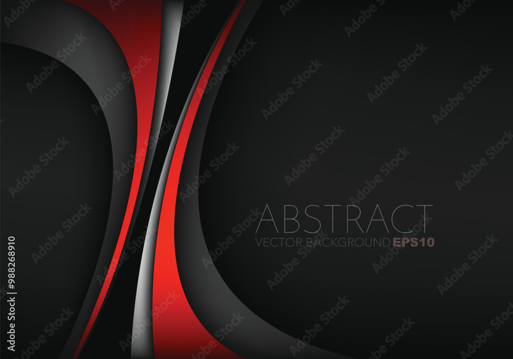 Poster graphic vector curve line overlap background for text and message design